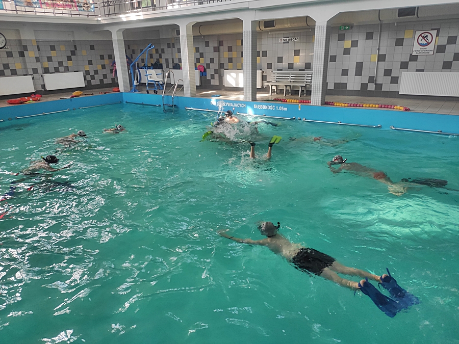 Hokej pod wodą Walenie Siemianowice Śląskie Trening 14 X 2023